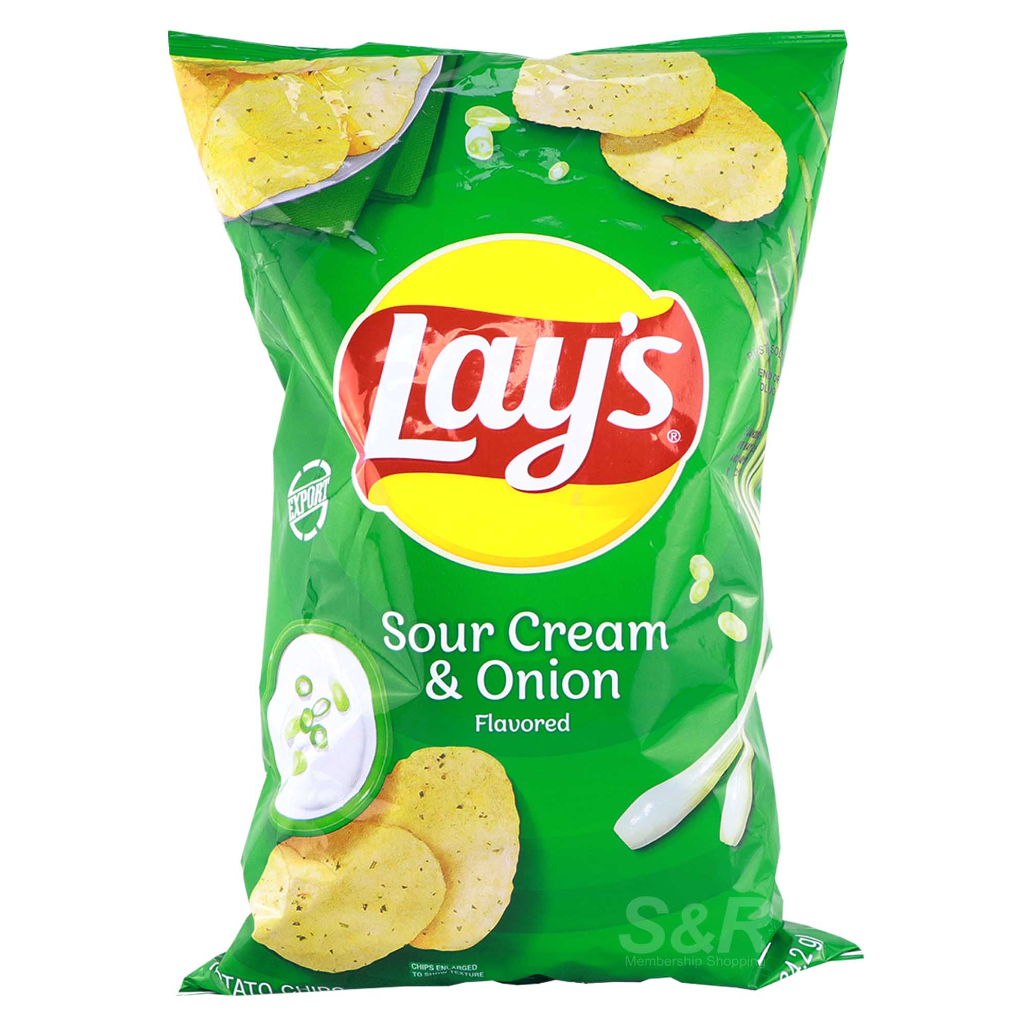 Lays Potato Chips Sour Cream and Onion 184.2g